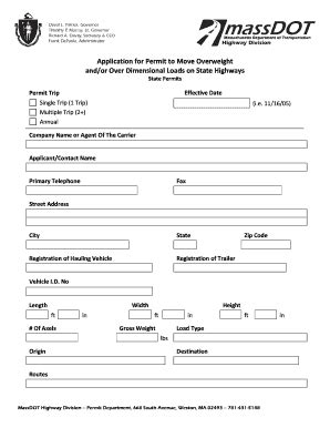 mass overweight permit online.